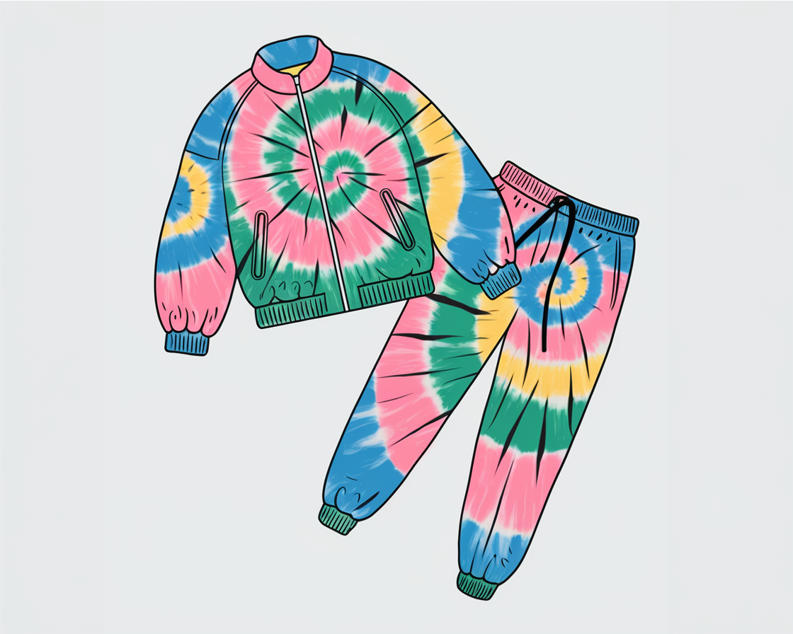 How to Tie Dye a Tracksuit?