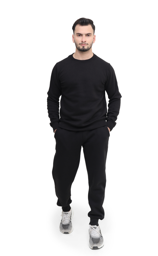 Mens Plain Tracksuits Fleece Pullover Sweatshirts for Men UK