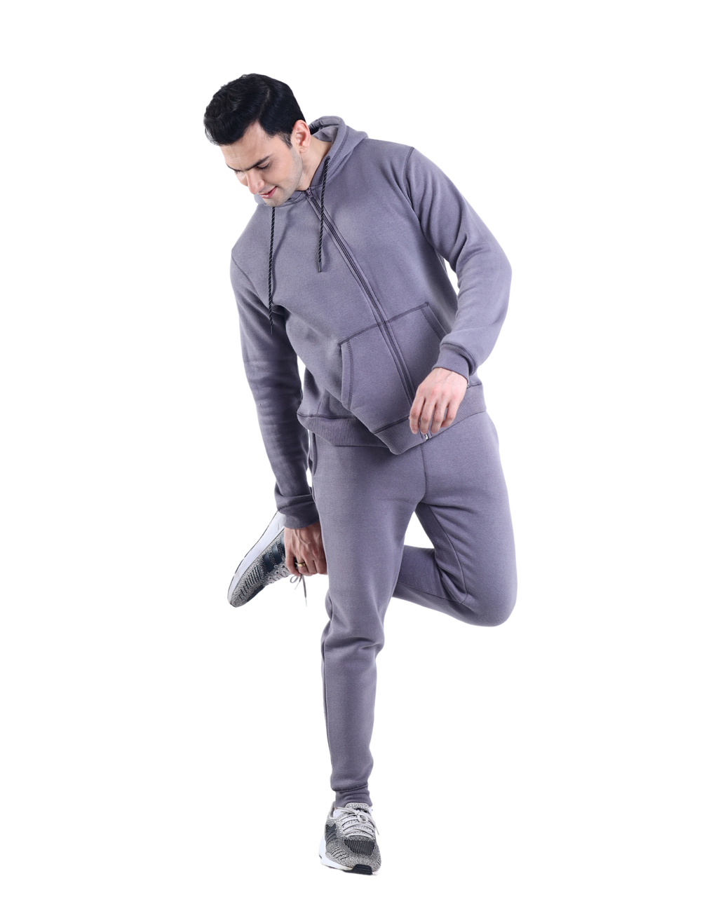 Mens Tracksuit Sets Full Zip Jogging Bottoms Sports 2 Piece Gym Set