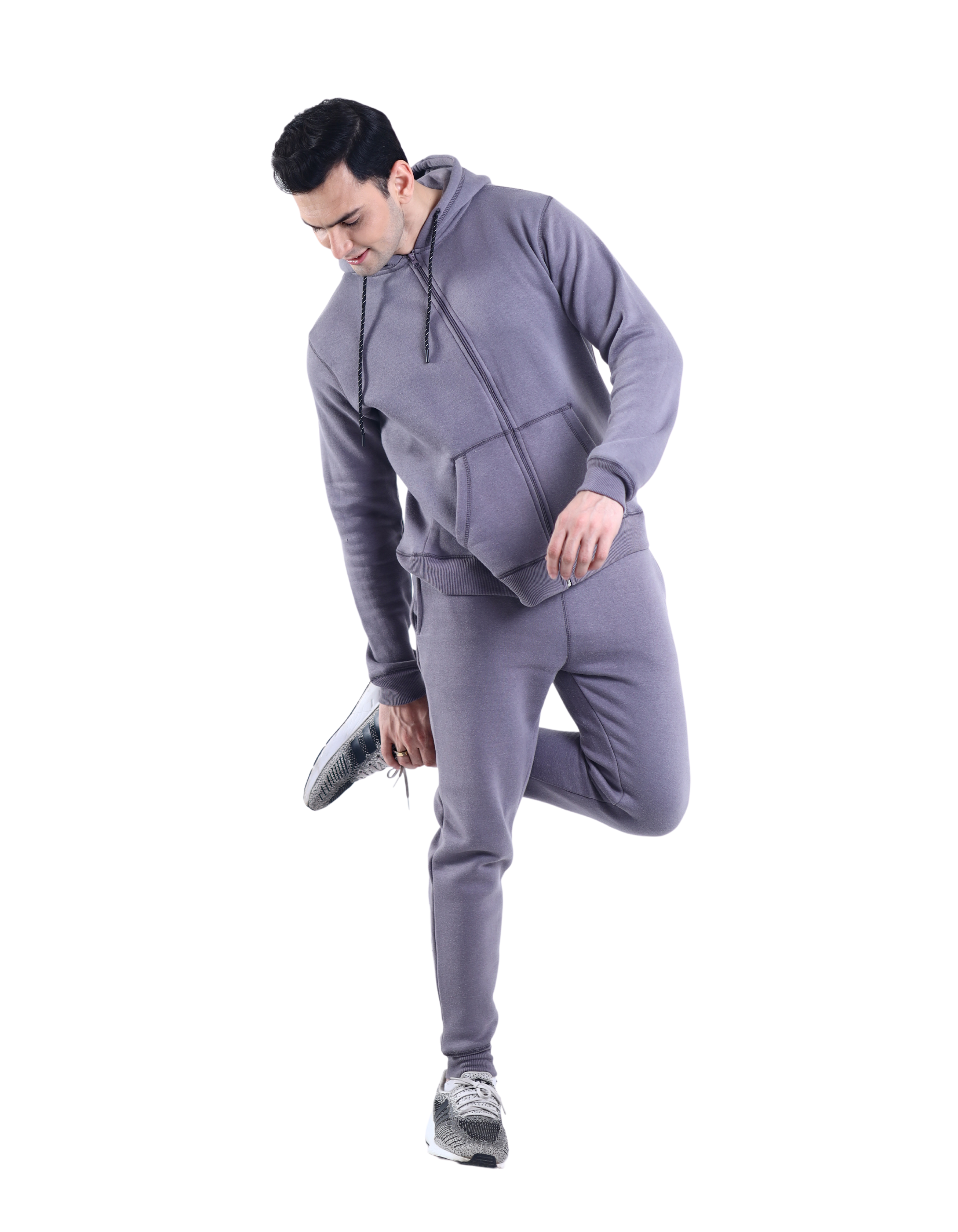 Mens Tracksuit Sets Full Zip Jogging Bottoms Sports 2 Piece Gym Set