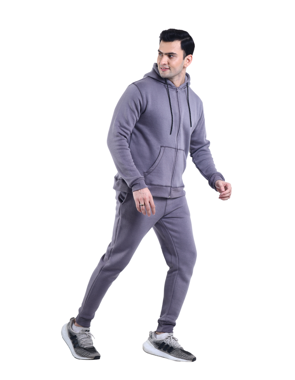 Mens Tracksuit Sets Full Zip Jogging Bottoms Sports 2 Piece Gym Set