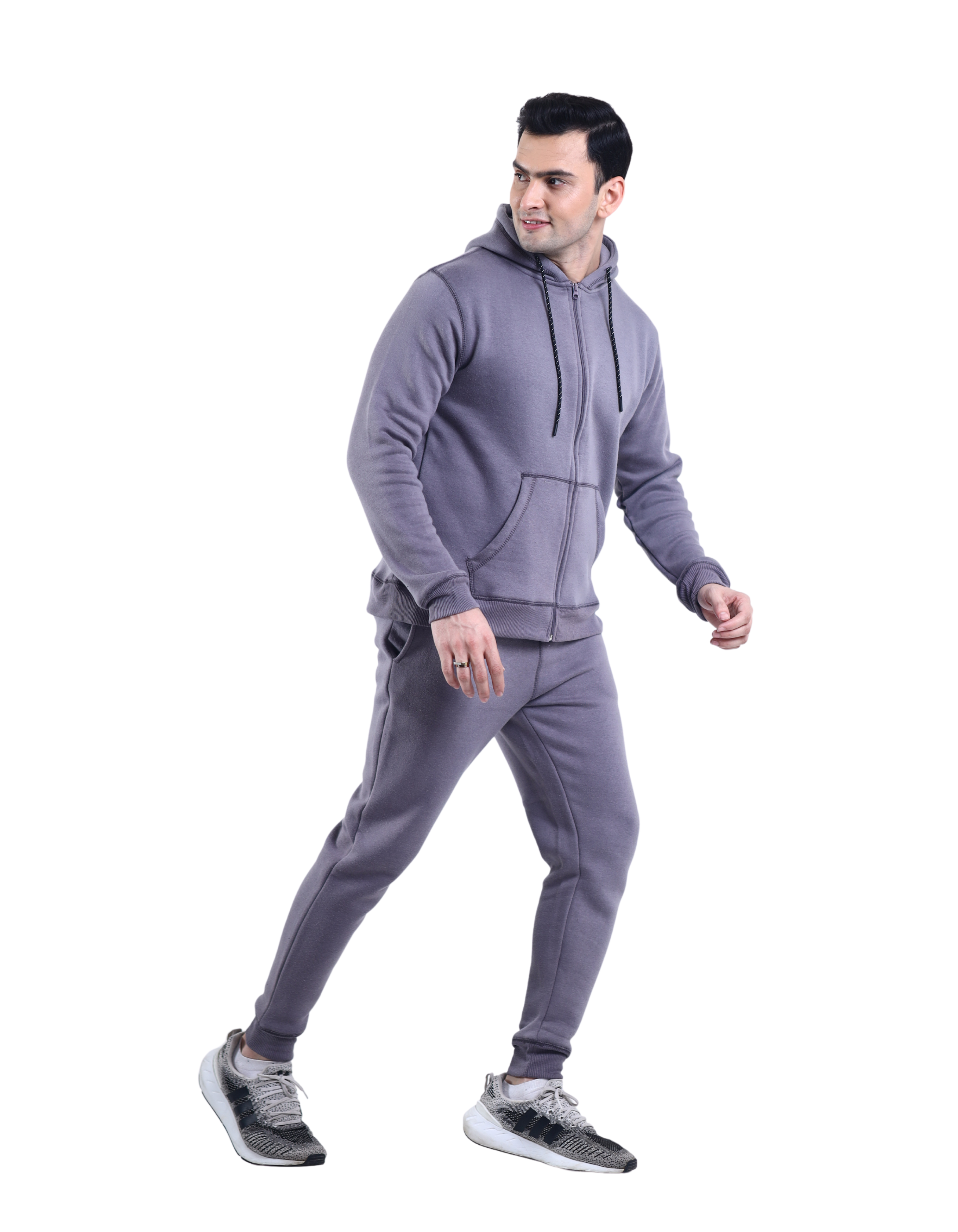 Mens Tracksuit Sets Full Zip Jogging Bottoms Sports 2 Piece Gym Set