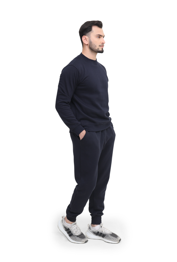 Mens Plain Tracksuits Fleece Pullover Sweatshirts for Men UK